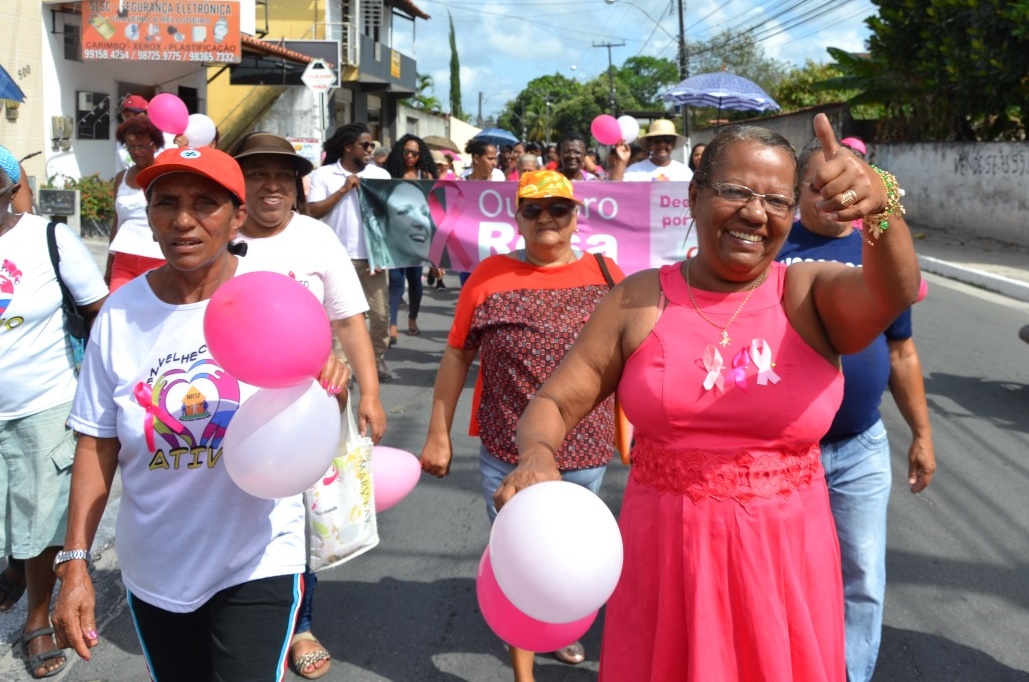 Dias d'Ávila: caminhada busca conscientizar mulheres sobre prevenção do câncer de mama
