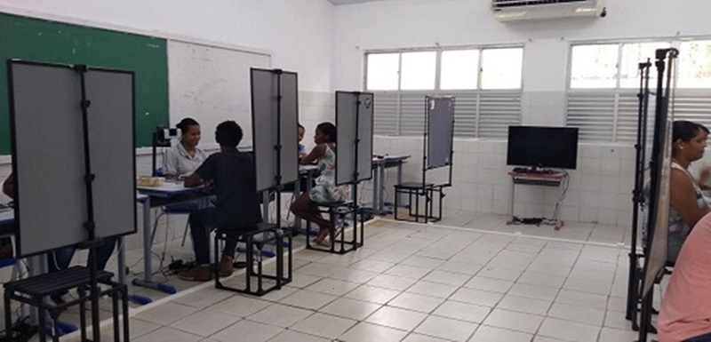 Dias d'Ávila: posto biométrico é aberto na Escola Anita Rodrigues