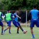 Bahia faz treino tático com a participação de Fernandão; Gilberto fala sobre possível dupla de ataque