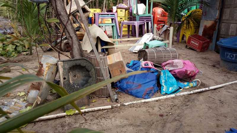 Esquecida, Barra do Jacuípe sofre com acúmulo de lixo e falta de saneamento básico