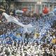 Filhos de Gandhy celebram 70 anos de história com tradicional desfile