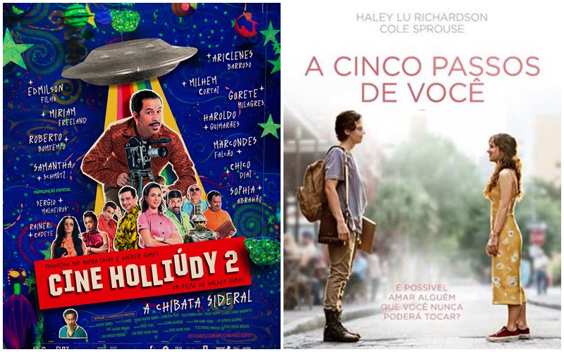 "Cine Holliudy 2 - A Chibatada Sideral" e "A Cinco Passos de Você" estreiam hoje no Cinemark