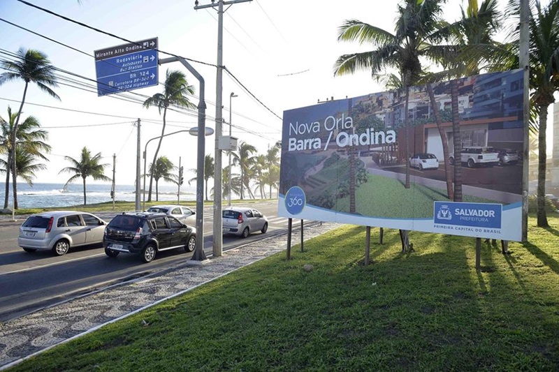 Salvador: tráfego de veículos e roteiro de ônibus são alterados na Avenida Oceânica