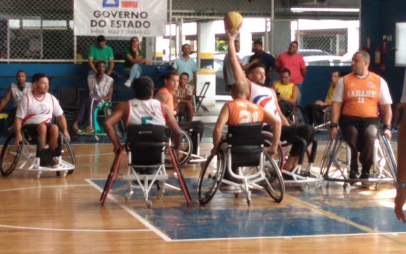 Atletas de Dias d'Ávila participam da Copa Nordeste de Basquete de Cadeira de Roda