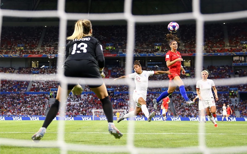 EUA bate Inglaterra e está na final da Copa do Mundo de Futebol Feminino