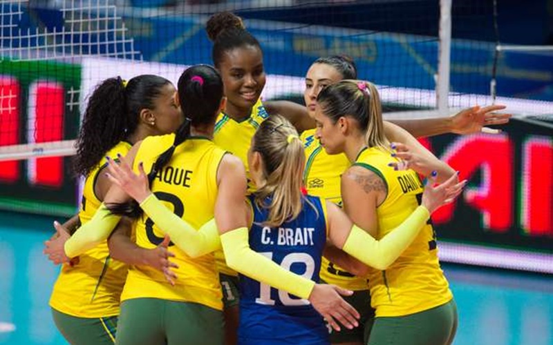 Seleção feminina de vôlei garante vaga nas olimpíadas de 2022