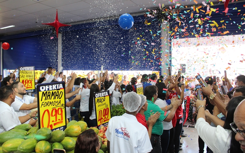 Com geração de 120 empregos, Novo Mix inaugura no Jardim Limoeiro quinta loja da rede na cidade