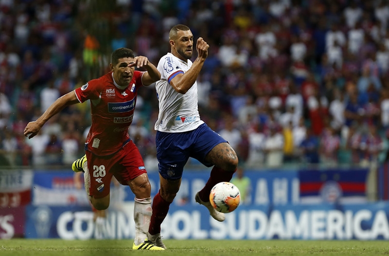 Bahia ganha vantagem na Sul-Americana após vitória contra o Nacional