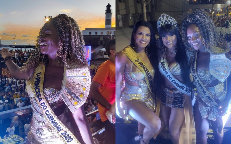 Princesa do Carnaval, camaçariense Marta Laleska tem agenda cheia na folia