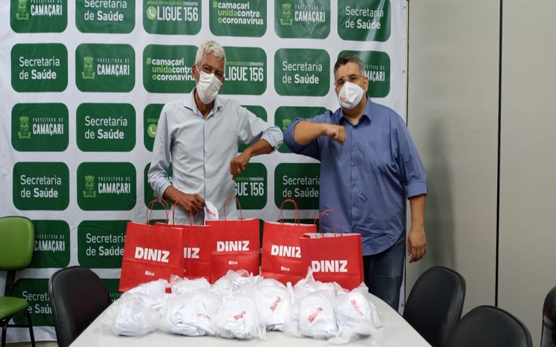 Óticas Diniz doa 300 máscaras ao governo municipal