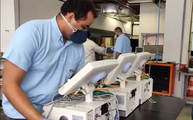 Em parceria com Senai Cimatec, Ford realiza manutenção de respiradores para hospitais da Bahia