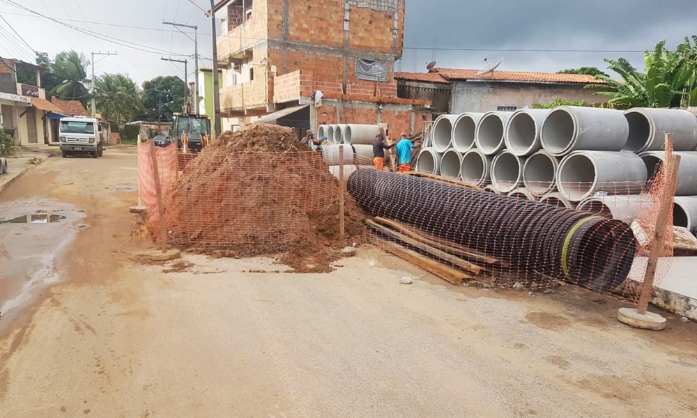 Redução de alagamentos: Vila de Abrantes e Monte Gordo recebem rede de drenagens