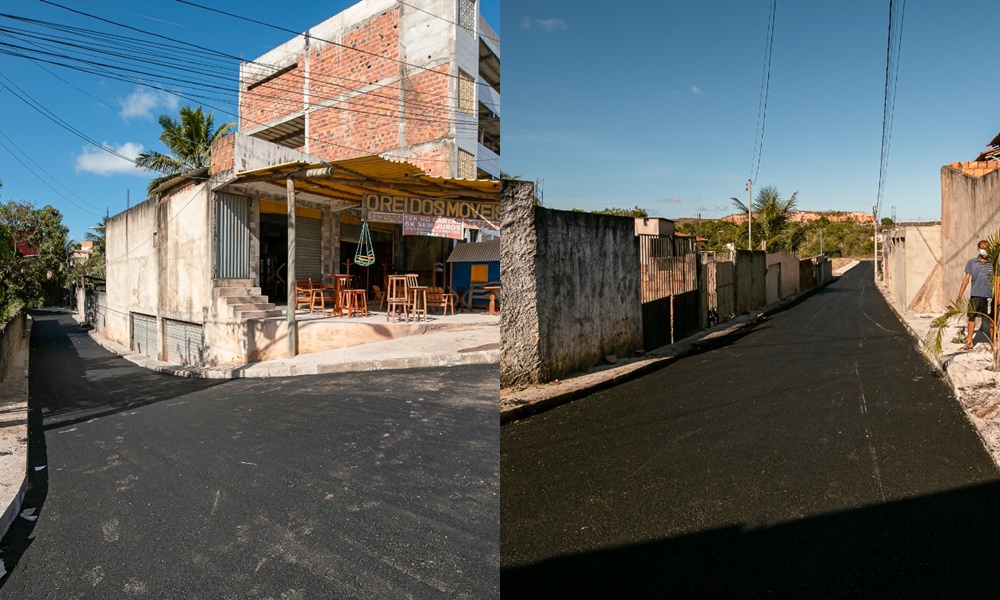 Ruas do Jardim Limoeiro e Parque das Mangabas recebem pavimentação