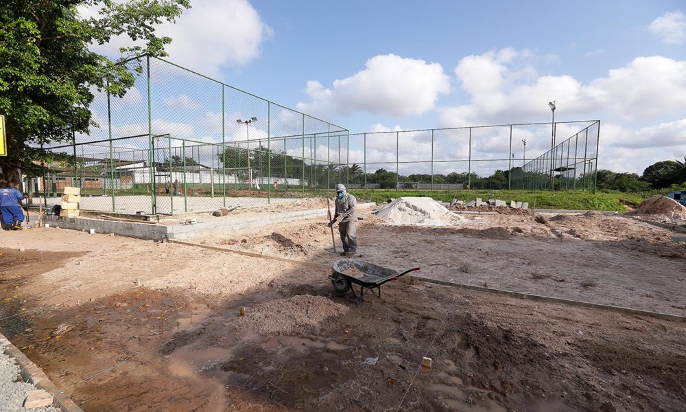 Obras da Praça do Campo na Gleba E estão 20% concluídas