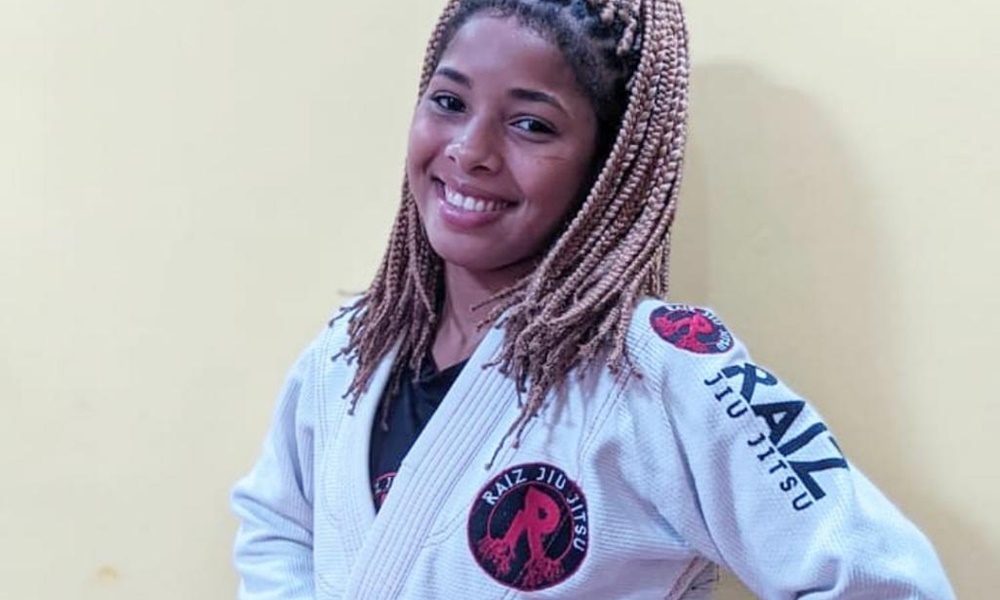 Diovana Cruz representa Camaçari em competição feminina baiana de jiu-jitsu