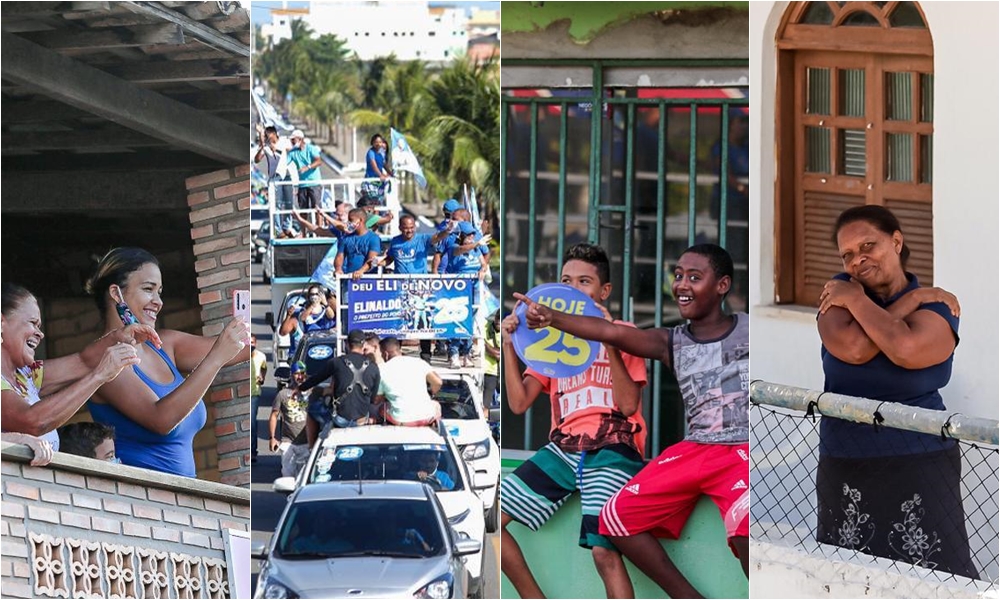 Elinaldo comemora reeleição com mega carreata de 12 horas entre orla e sede