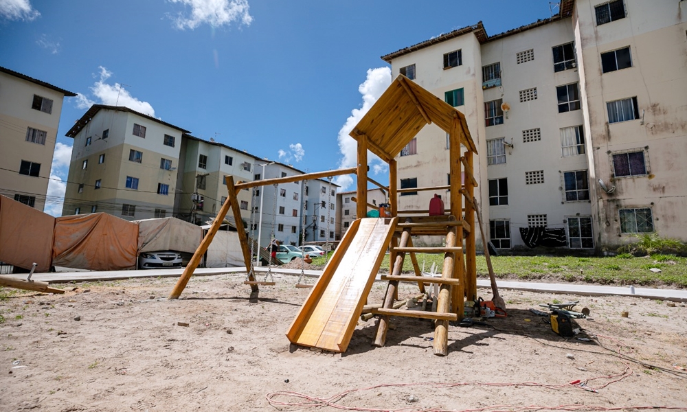 Requalificações das praças do Penha, Lucaia e Mutá proporcionarão mais dignidade aos moradores dos residenciais