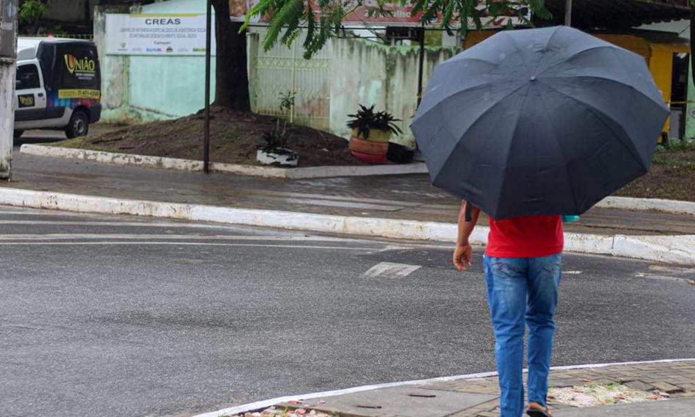 Camaçari tem previsão de chuva e ventos fortes nesta sexta-feira; Defesa Civil faz alerta