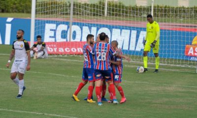 Bahia volta a vencer na Copa do Nordeste com goleada sobre o Sport Recife