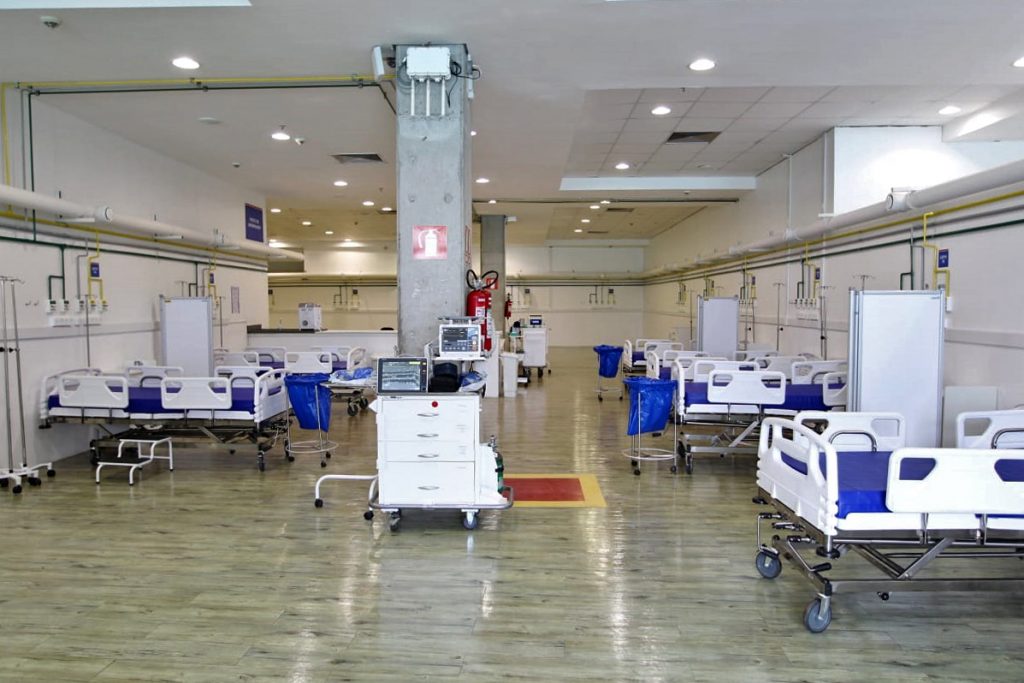 Mais 10 leitos de UTI são abertos no hospital de campanha na Arena Fonte Nova