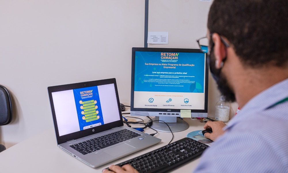 Retoma Camaçari: plataforma online auxiliará empreendedores em atividades administrativas