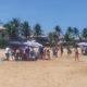 Defesa Civil retira mais de duas mil pessoas da praia de Guarajuba