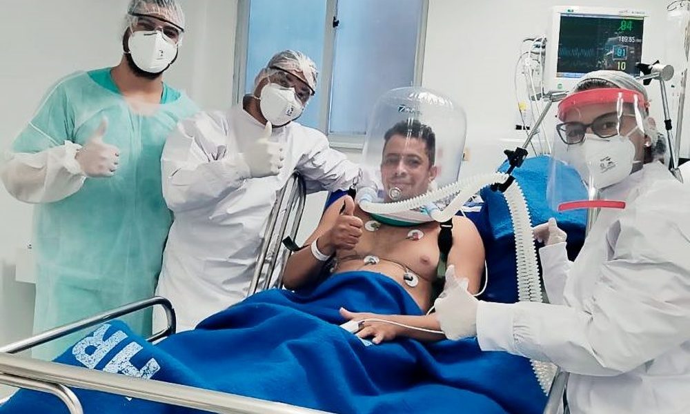Bahia: 400 capacetes serão utilizados para ventilação mecânica não-invasiva de pacientes com Covid-19
