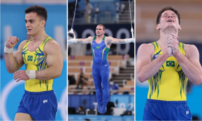 Arthur Zanetti, Caio Souza e Diogo Soares representarão Brasil nas finais da ginástica em Tóquio
