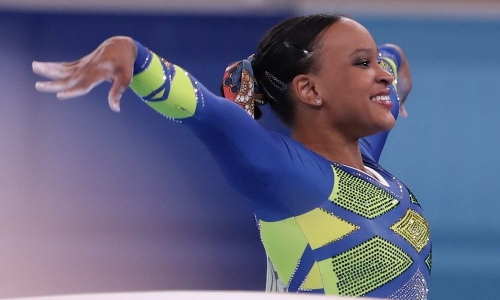 Olimpíadas: Rebeca Andrade é medalhista de prata no individual geral