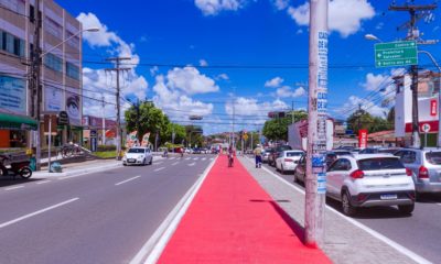 Mais de 15 km de ciclovia e ciclofaixa são implantados em avenidas e ruas de Camaçari