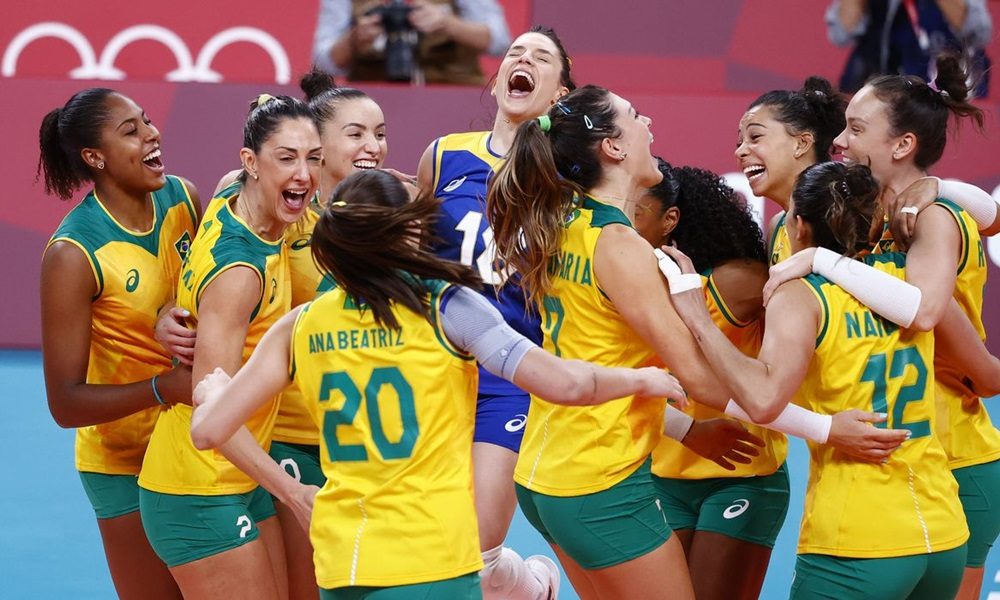 Olimpíadas: Brasil bate Coreia do Sul e garante vaga na final do vôlei feminino