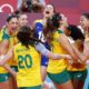 Olimpíadas: Brasil bate Coreia do Sul e garante vaga na final do vôlei feminino