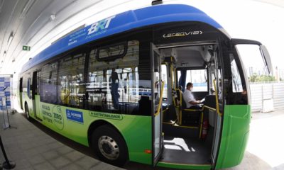 Ônibus elétricos passarão por testes em Salvador durante este mês