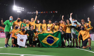 Brasil vence Argentina, conquista ouro e pentacampeonato no futebol de cinco nas Paralimpíadas