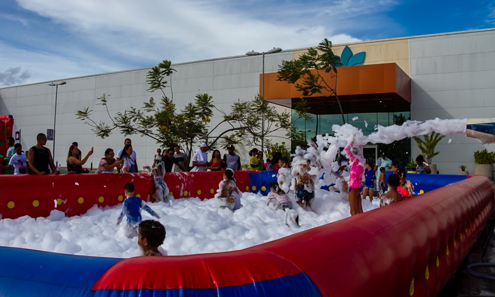 Dia das Crianças: Boulevard Shopping terá banho de espuma, gincana e parque inflável