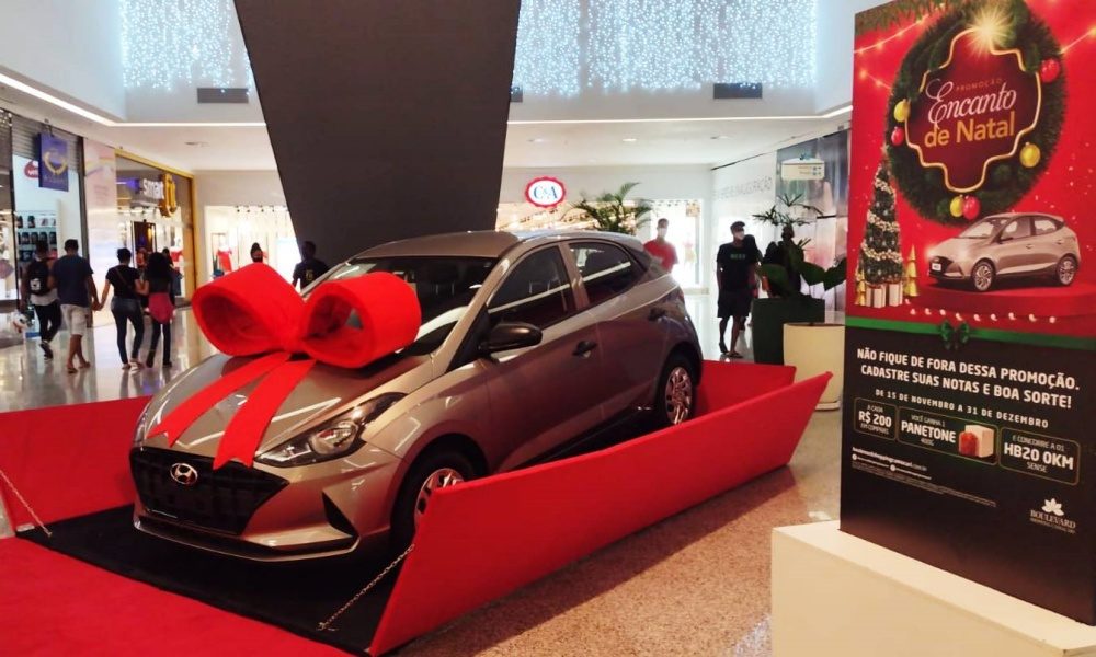 Promoção ‘Encanto de Natal’ do Boulevard Shopping Camaçari sorteia carro no dia 3 de janeiro