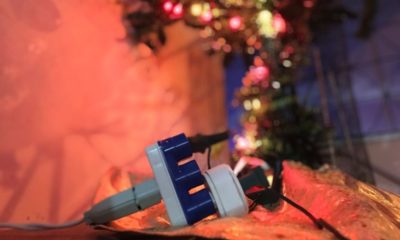 Corpo de Bombeiros alerta para cuidados com luzes e decoração de Natal em casa
