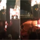 Vídeo: show do Olodum no Pelourinho é interrompido após incêndio em estrutura do palco