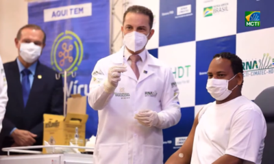 Salvador sedia primeira aplicação de vacina brasileira contra Covid-19