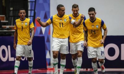 Brasil bate Chile e vira líder da chave A da Copa América de Futsal