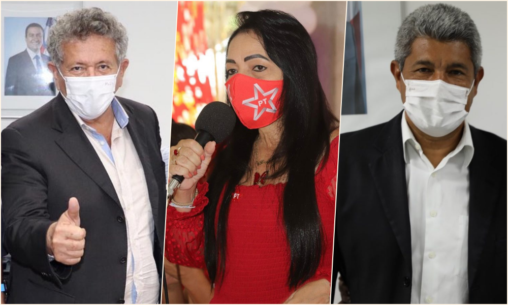 Caetano, Moema e Jerônimo Rodrigues estão na mira do PT para encabeçar chapa ao Governo da Bahia