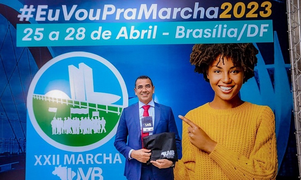 Júnior Borges palestra sobre independência e desafios do Poder Legislativo na XXI Marcha dos Vereadores em Brasília