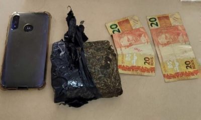 Polícia prende homem com meio tablete de maconha em Dias d'Ávila