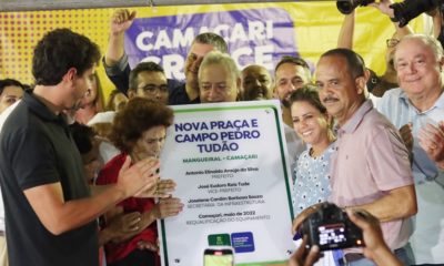 Com investimento de R$ 1,5 milhão, Praça e Campo Pedro Tudão é entregue à comunidade do Mangueiral