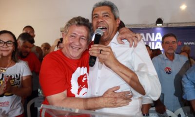 Jerônimo compara processos de Lula aos de Caetano e diz que justiça será feita para o camaçariense