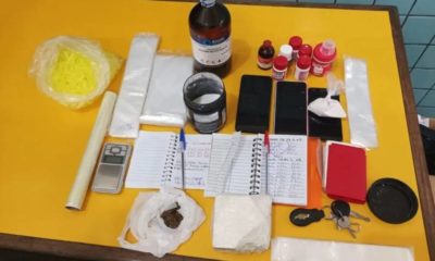 PM desmonta laboratório de drogas em Lauro de Freitas