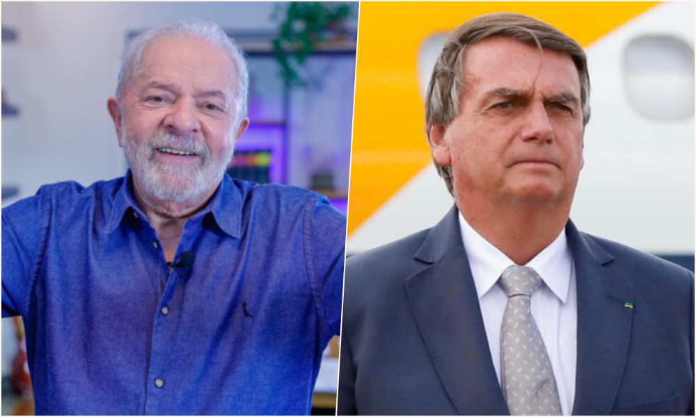 Brasmarket: Bolsonaro aparece com 43,5% das intenções de voto e Lula 30,5%