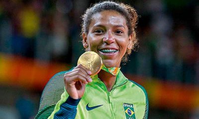 Rafaela Silva conquista medalha de bronze no Grand Slam de judô