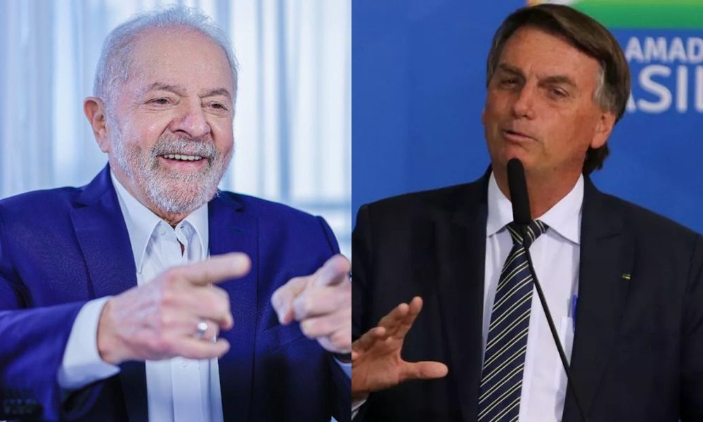 Em nova pesquisa, Lula tem 44% das intenções de voto, e Bolsonaro 32%