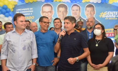 ACM Neto e Cacá Leão fazem evento de pré-campanha em Cajazeiras